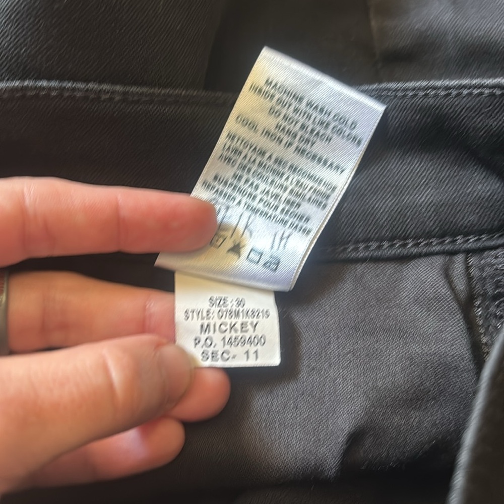 Joe's Jeans Mickey Black Slim Fit Denim - Picture 8 of 8